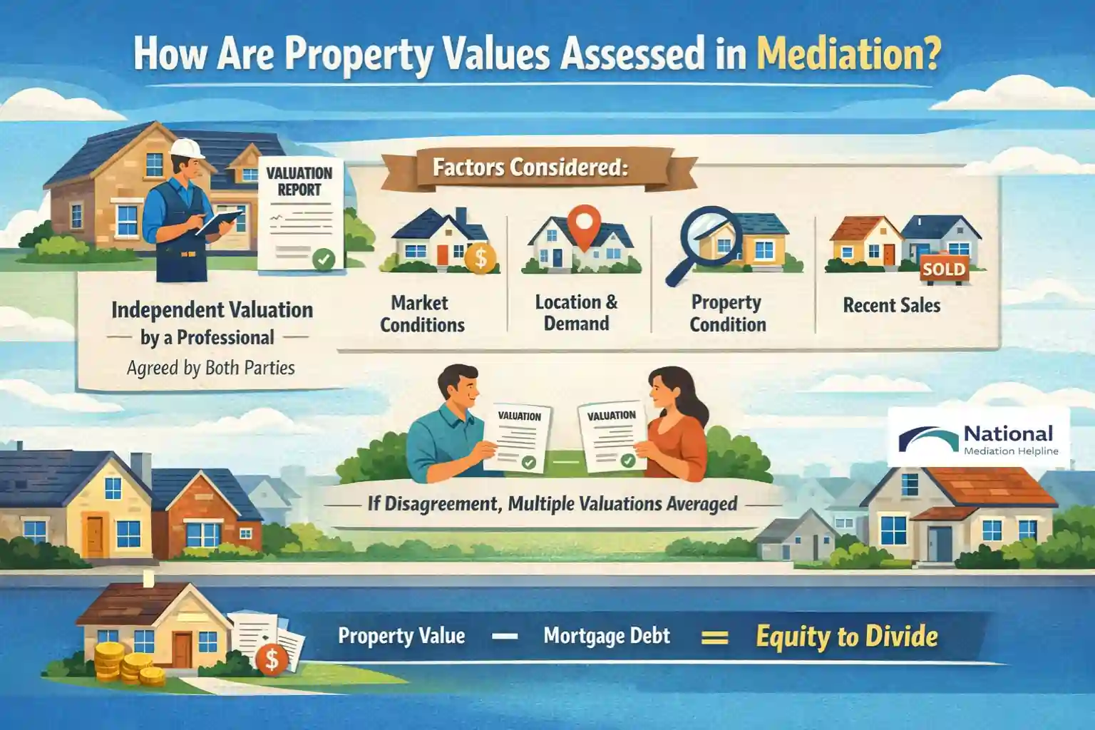 How Are Property Values Assessed in Mediation Greater Manchester?