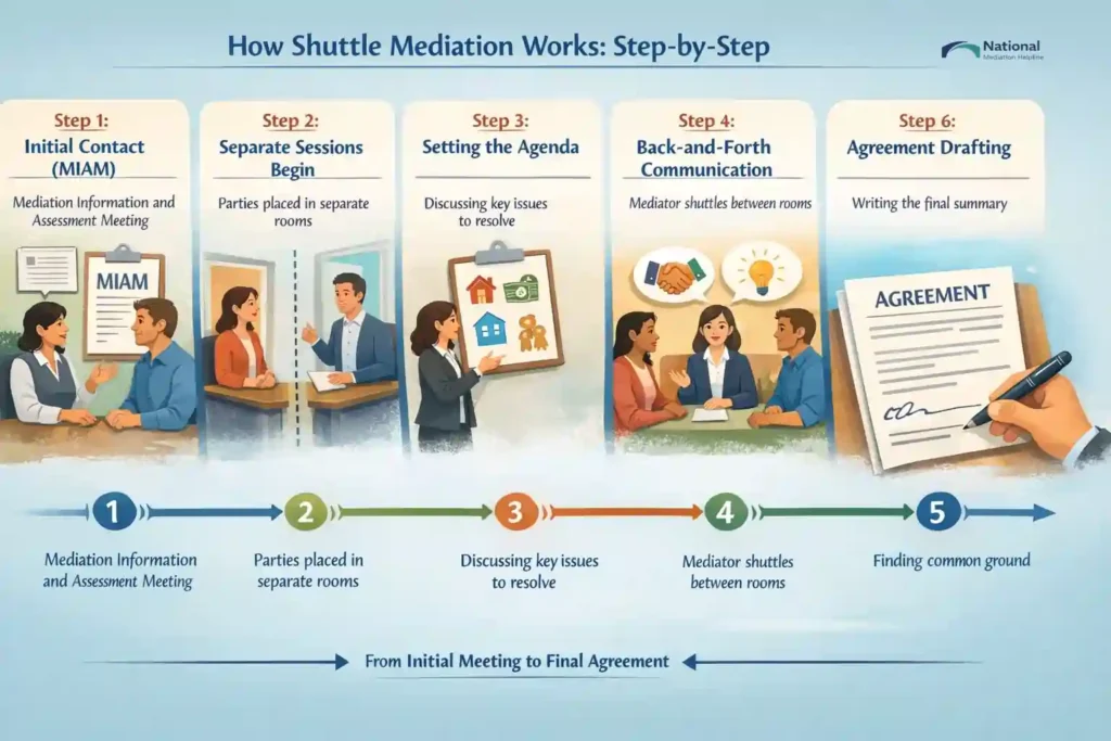 How Shuttle Mediation Works: Step-by-Step Greater Manchester