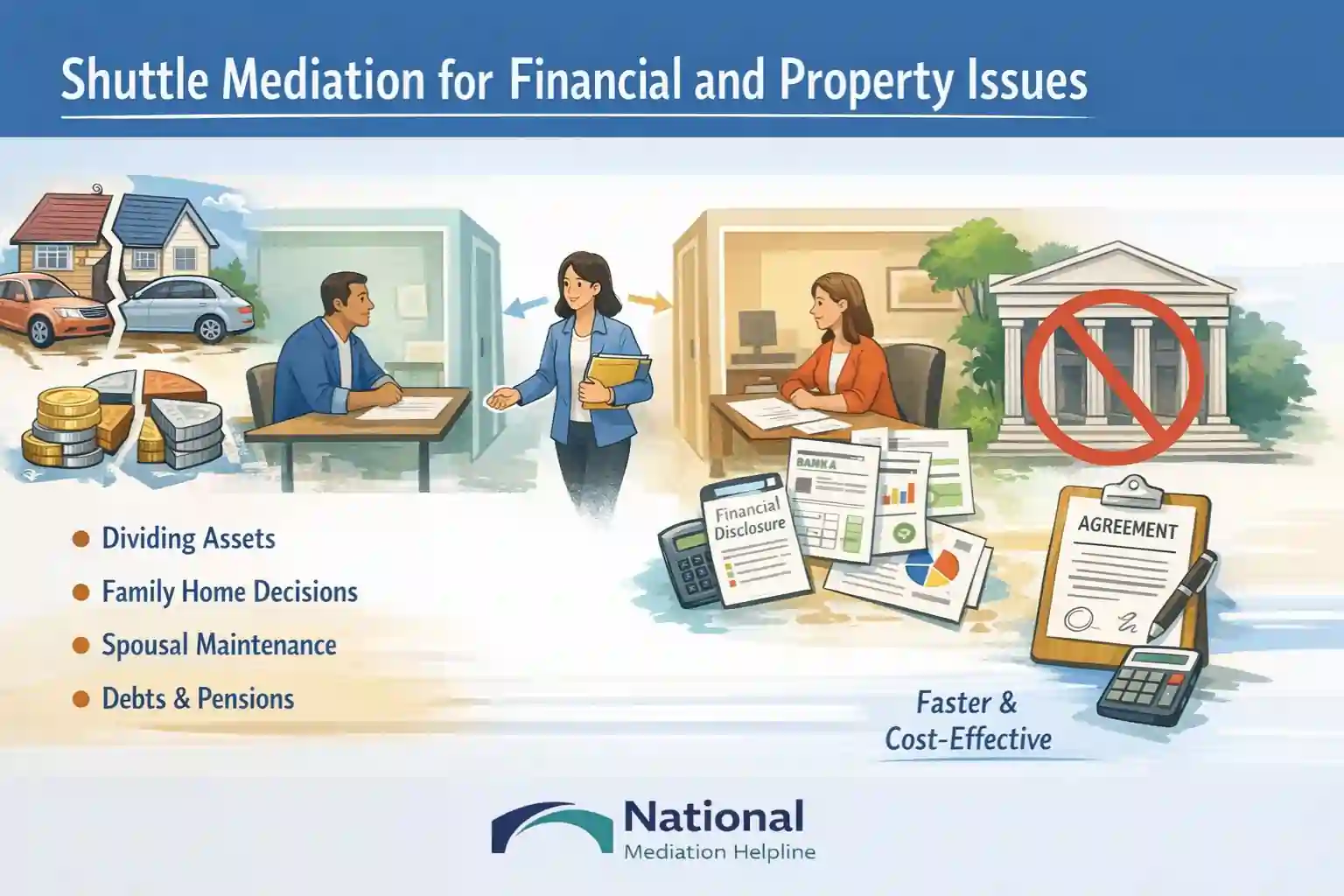 Shuttle Mediation for Financial and Property Issues Greater Manchester