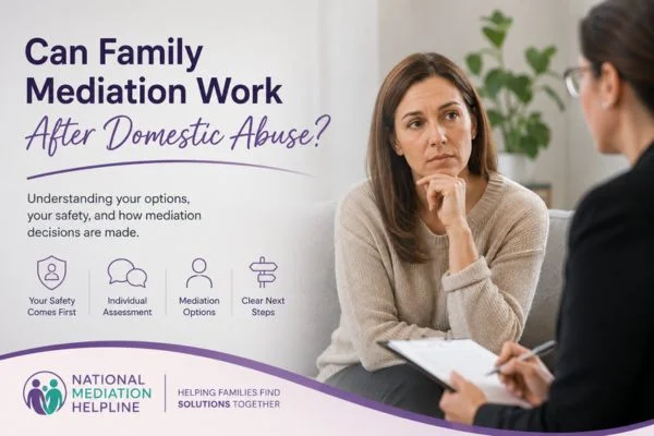 Can Family Mediation Greater Manchester Work After Domestic Abuse?